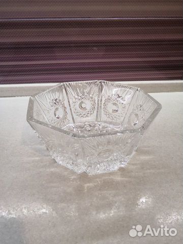 Салатник хрустальный (глубокий)