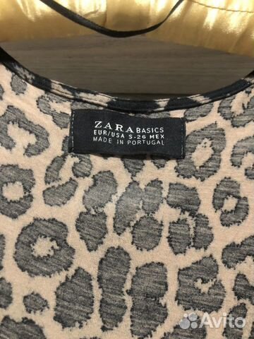 Леопардовое платье zara