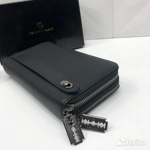 Новый мужской клатч, портмоне кожа Philipp Plein Новый мужской клатч, портмоне кожа Philipp Plein