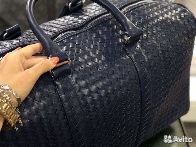 Сумка Дорожная Bottega Veneta travel плетеная кожа Сумка Дорожная Bottega Veneta travel плетеная кожа