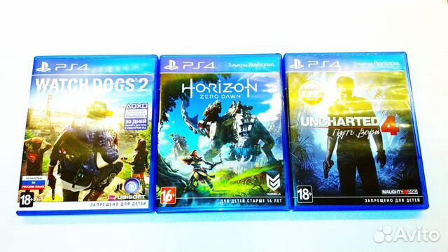 Диски Sony PS4 Диски Sony PS4