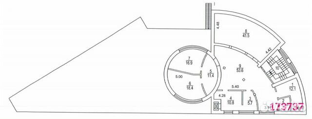 Сдам помещение свободного назначения, 372.1 м²
