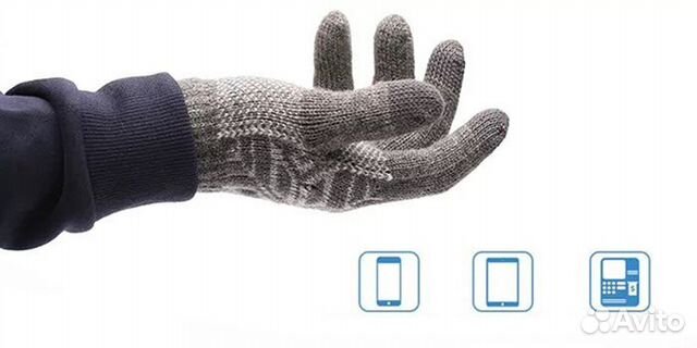 Перчатки для сенсорных устройств Xiaomi Mi Wool To