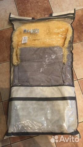 Детский меховой (из цельной овчины) конверт ramili