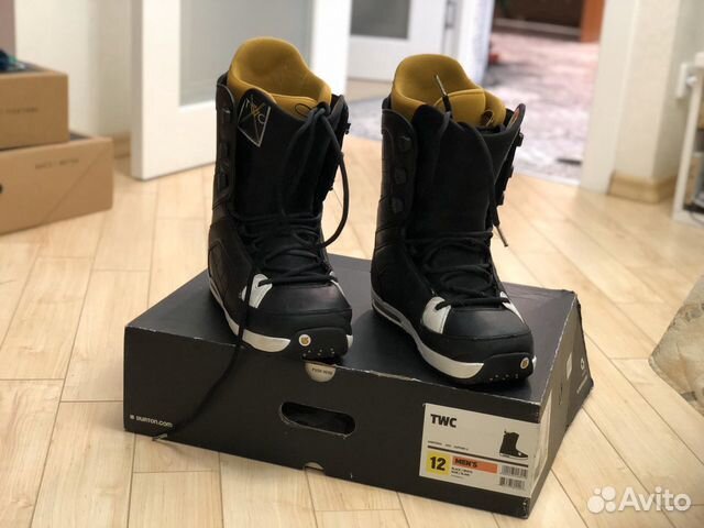 Ботинки Burton TWC black/white 46 размер Ботинки Burton TWC black/white 46 размер