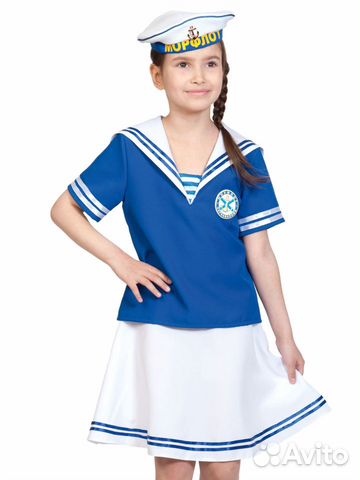 Детский военный костюм Морячка, арт. 5036 Детский военный костюм Морячка, арт. 5036