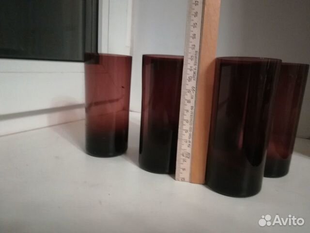 Стаканы из цветного стекла