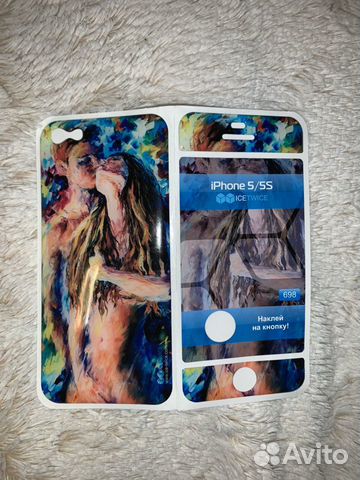 Наклейка виниловая на iPhone 5/5S + защитная плёнк Наклейка виниловая на iPhone 5/5S + защитная плёнк