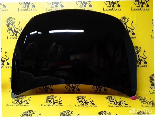Капот Kia Rio 4 черного цвета (MZH) Капот Kia Rio 4 черного цвета (MZH)