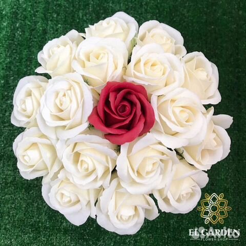 Букет из 17 мыльной розы