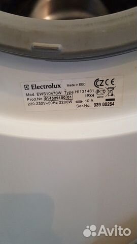 Стиральная машина Electrolux Стиральная машина Electrolux