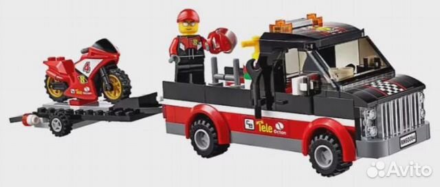 Lego City 60084 Перевозчик гоночных мотоциклов