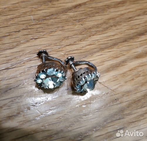 Серьги серебро винтаж СССР Серьги серебро винтаж СССР