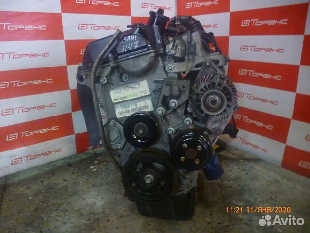 Двигатель на Mitsubishi Colt 4A91 88442200642 купить 2