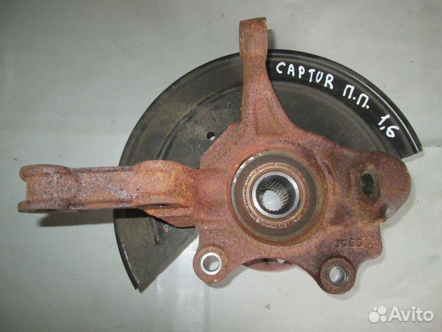 Передний правый поворотный кулак Рено Каптюр 1,6