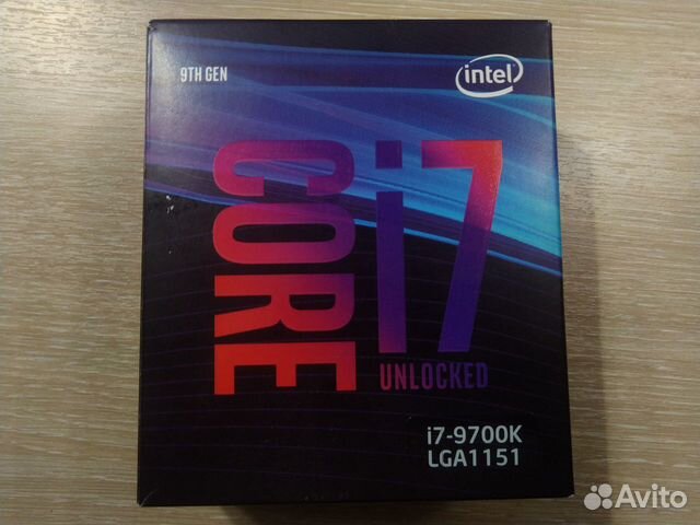 Продам процессор intel Core i7-9700K BOX Гарантия, чек есть, покупал в дека...