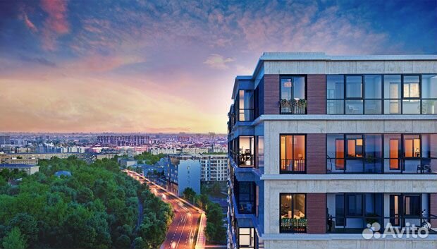 1-к квартира, 44.3 м², 2/12 эт.
