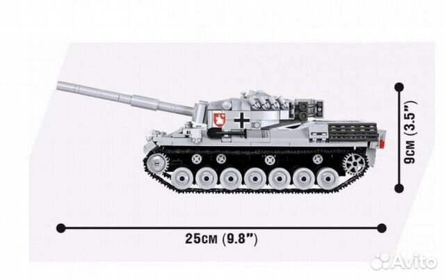 Конструктор cobi Немецкий танк Leopard 1 cobi-3037 Конструктор cobi Немецкий танк Leopard 1 cobi-3037