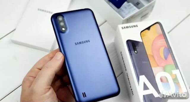 Samsung A01,2/16gb,blue,новый