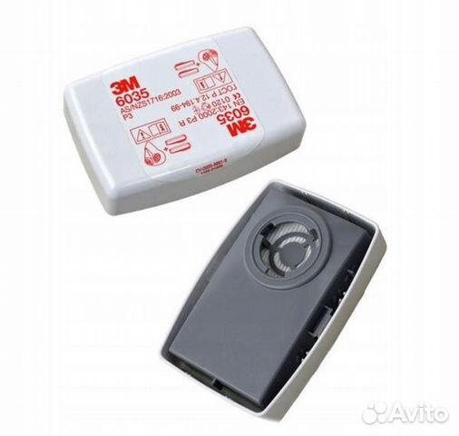 3M 6035, FFP3,P3. Фильтр (unix, 40mm, spirotek) 3M 6035, FFP3,P3. Фильтр (unix, 40mm, spirotek)