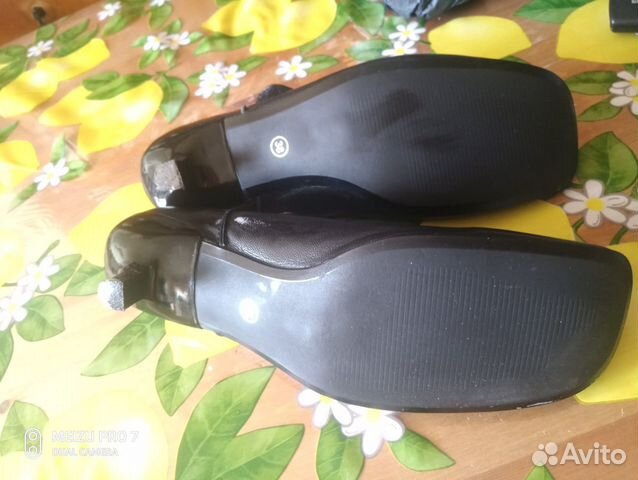 Туфли Mott черные кожаные, 38 Туфли Mott черные кожаные, 38