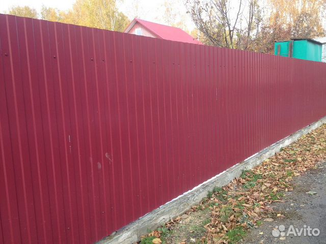 Забор прошлист штакетник Забор прошлист штакетник