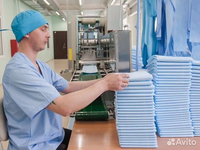 Халаты одноразовые, из спанбонда, пошив под заказ