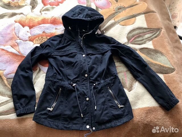 Куртка-ветровка на лето. Парка из хлопка Cropp 46р Куртка-ветровка на лето. Парка из хлопка Cropp 46р