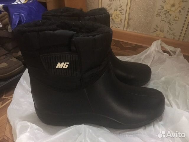 Полусапоги резиновые утеплённые мужские 45-46 разм Полусапоги резиновые утеплённые мужские 45-46 разм