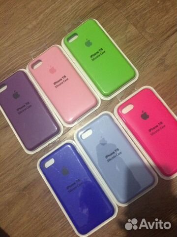 Чехлы силиконовые на iPhone 7/8