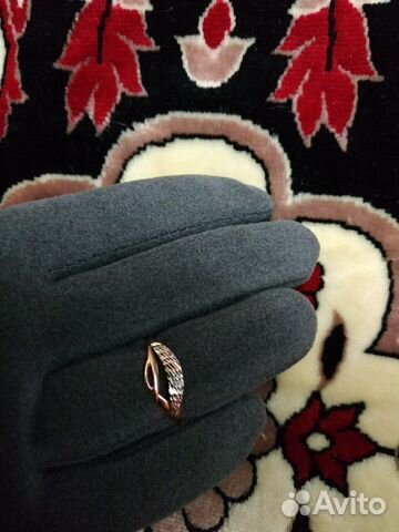 Кольцо золотое (585) проба