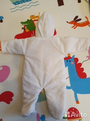 Новый тёплый флисовый комбинезон 74 см Новый тёплый флисовый комбинезон 74 см