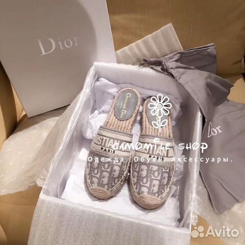 Эспадрильи Christian Dior (36-41) Luxe Эспадрильи Christian Dior (36-41) Luxe