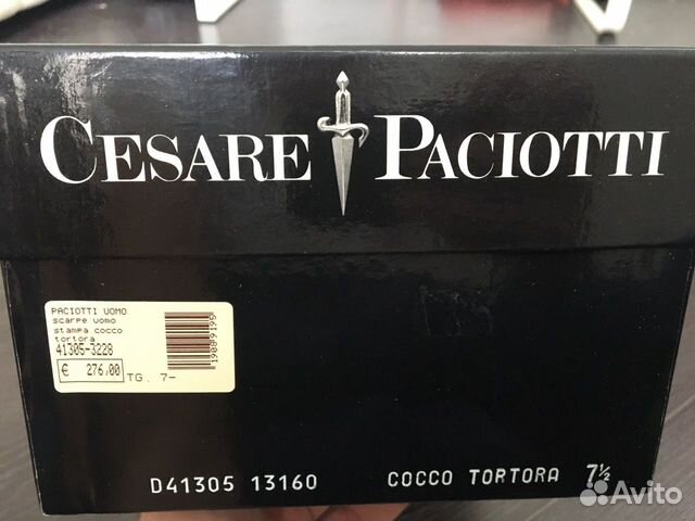 Туфли Cesare Paciotti новые Италия оригинал