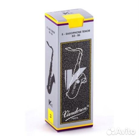 Трости для тенор саксофона Vandoren V.12 №3,5 (5 ш