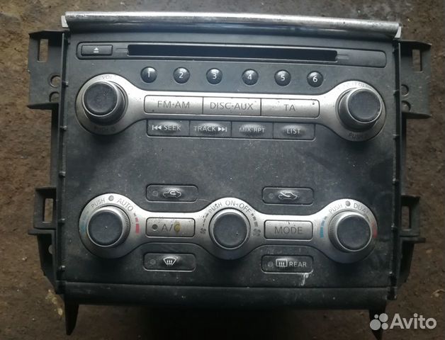 Магнитола с климат контролем Ниссан Тиана