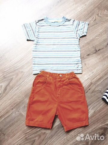 Шортики mothercare 12-18 мес.+футболочка Шортики mothercare 12-18 мес.+футболочка