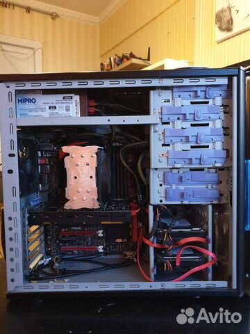 ATX Корпус для пк + бп 750W