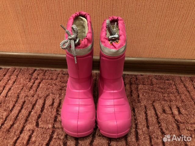 Резиновые сапоги Demar с подкладкой. Р-р 28/29