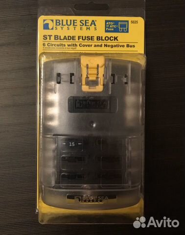 Панель предохранителей Blue Sea ST Blade 5025 Панель предохранителей Blue Sea ST Blade 5025
