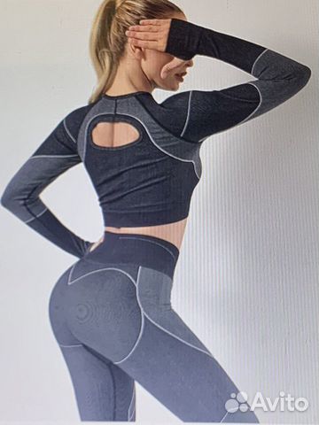 Бесшовный костюм для фитнеса и йоги Бесшовный костюм для фитнеса и йоги