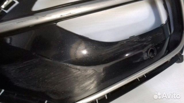 Накладка на бампер передняя левая Hyundai Santa Fe