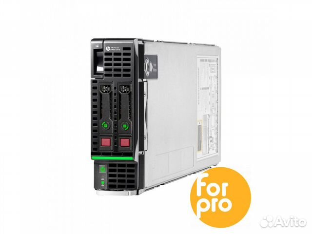 Лезвие HP BL460c G8, 2xE5-2640, 64GB, P420i)