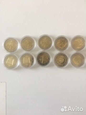 2 евро юбилейные