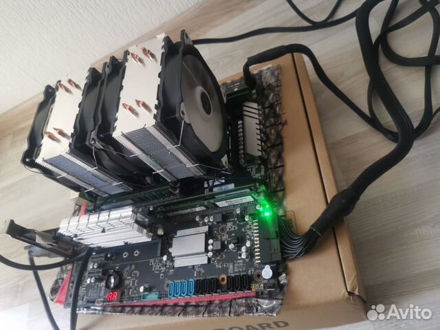 Связка X99 dual LGA2011-3+2xE5-2678V3+64GB DDR4