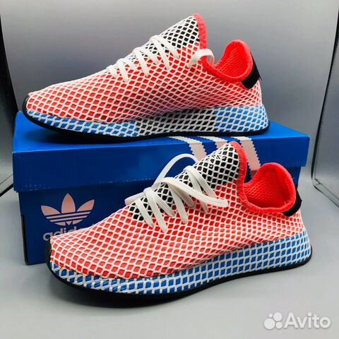 Кроссовки Adidas Дирапт красные
