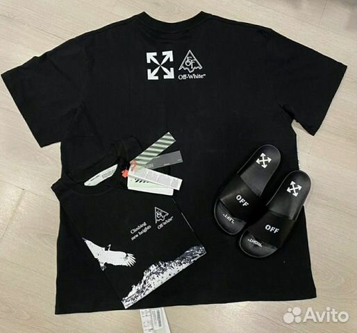 Футболка с принтом Off-White Футболка с принтом Off-White