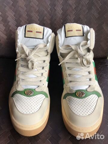 Кроссовки высокие Gucci, оригинал, Италия