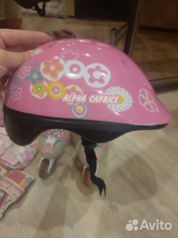 Ролики для девочки раздвижные р30-35 с защитой