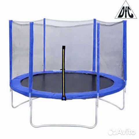 Батут DFC Trampoline Fitness 16ft наружн.сетка, си